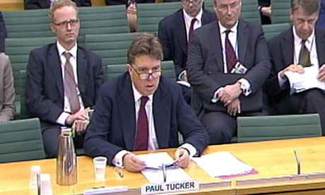 Paul Tucker appears before the Treasury select committee 9/7/12