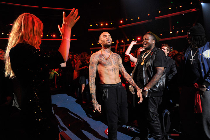 American Music Awards: Chris Brown at the American Music Awards