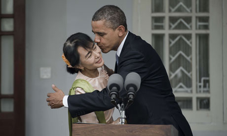 Barack Obama dan Aung San Suu Kyi