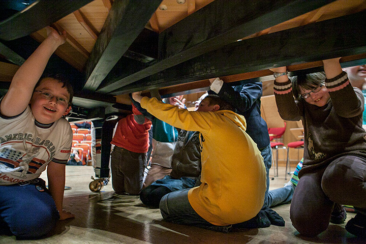 deaf  music workshop: Leif Ove Andsnes music workshop for deaf children