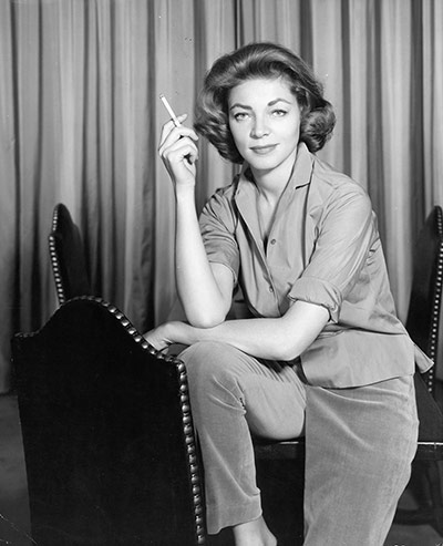 Cornel Lucas: Lauren Bacall publicity portrait, 1958