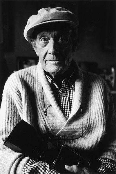 Cornel Lucas: Cornel Lucas with his Hasselblad camera, 2005