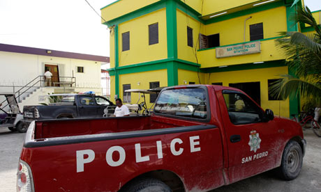 Belize police station John McAfee