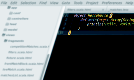 A basic "Hello, world" application written in Scala