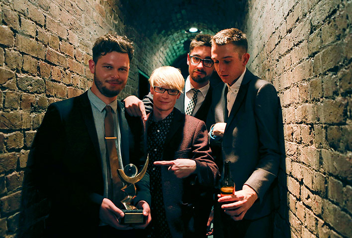 week in music: Alt J pose after winning the Mercury Prize 