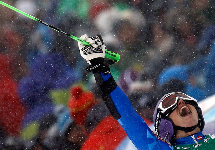 week in sport pictures: Maze of Slovenia winning the World Cup Soelden Women's Giant Slalom
