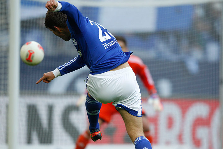 week in sport pictures: Schalke 04's Huntelaar tries to score against Nuremberg