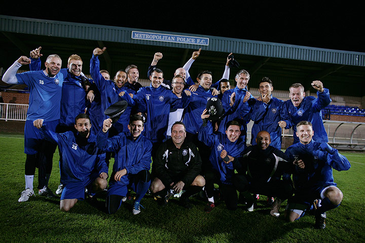 Met Police Football Team: Team portrait