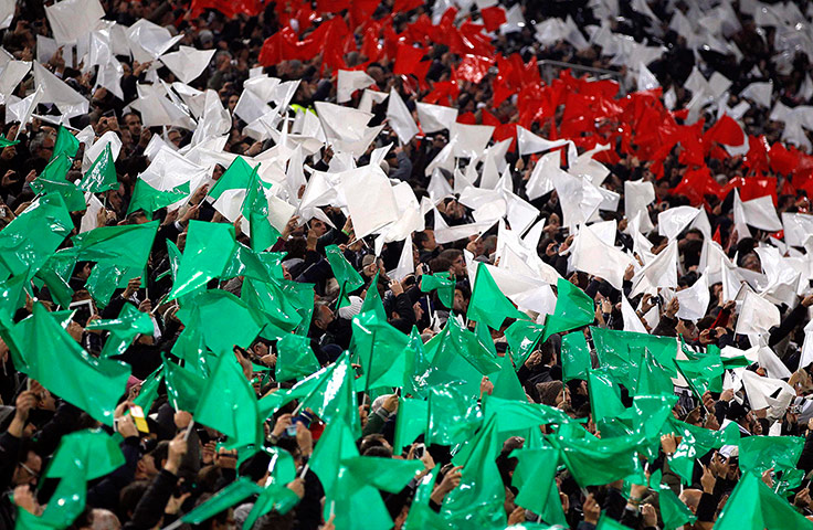 Tuesday champions league: Juventus' fans wave flags