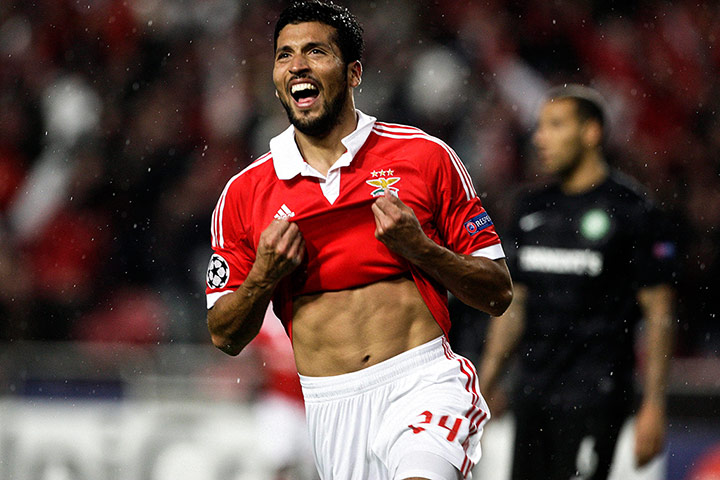 tuesday champs league 4: Garay celebrates scoring