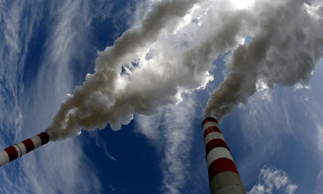 chimney smoke carbon emission