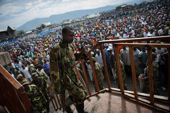 24 hours: Goma, Democratic Republic of Congo: An M23 rebel soldier