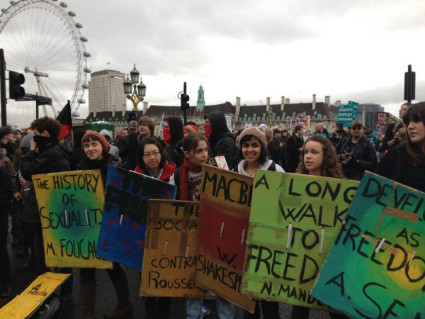 Demo 2012: Literary protest