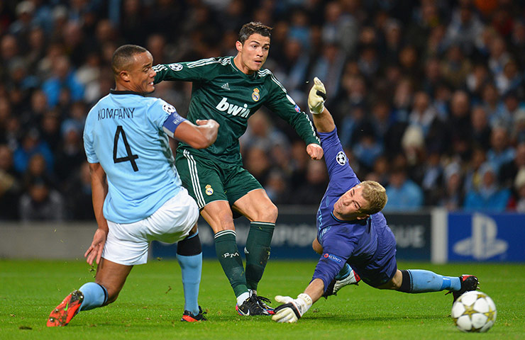 Citah: Joe Hart blocks Ronaldo's shot