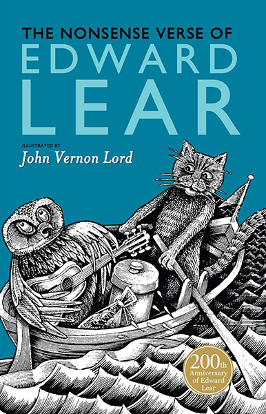 Kids Christmas books: The Nonsense Verse of Edward Lear, illustrated by John Vernon Lord 