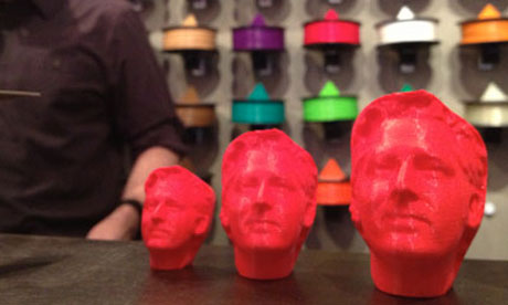 MakerBot plastic heads available in three sizes