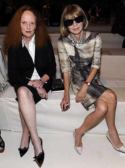Grace Coddington: Grace Coddington and Anna Wintour