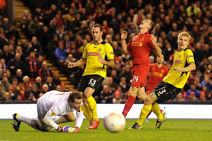 footy5: Soccer - UEFA Europa League - Group A - Liverpool v Young Boys - Anfield