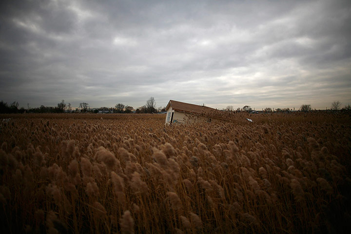 20 Photos: A home damaged by Hurricane Sandy in the Staten Island borough of New York