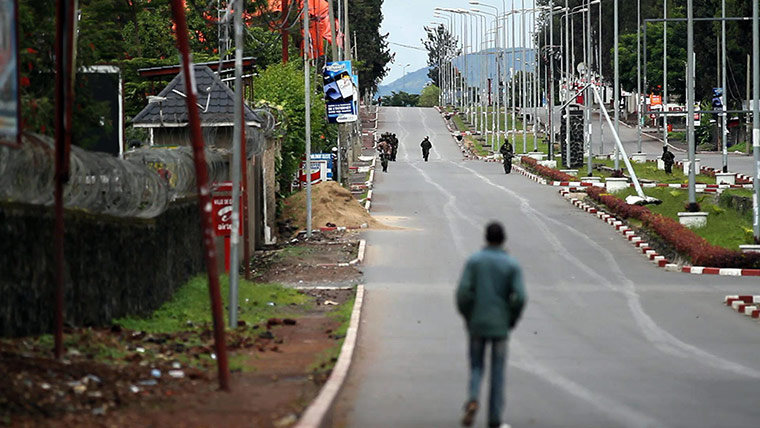 Goma fighting: The ominous moment the first column of rebels reached the centre of Goma