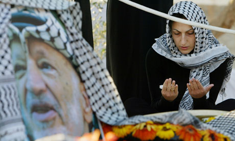 Yasser Arafat's grave