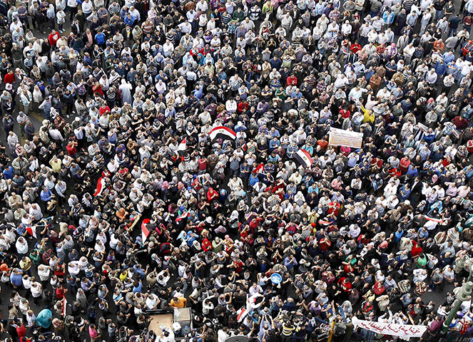 Anti-Morsi protests: Protesters gather at Tahrir square in Cairo