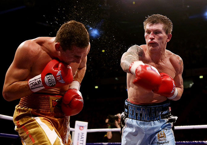 Hatton v Senchenko: Senchenko and Hatton in action