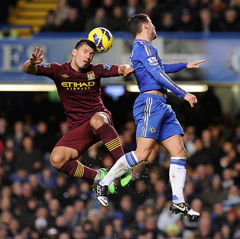 chelsea v citah: Sergio Aguero and Eden Hazard 