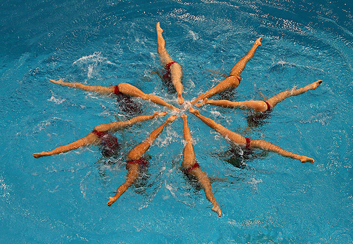 Asian Swimming 2012: China Synchronised