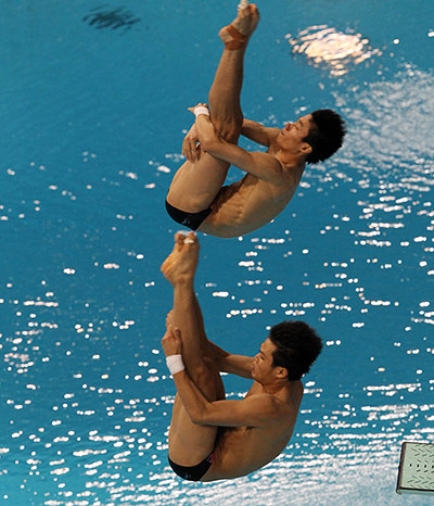 Asian Swimming 2012: Jin and Zewan