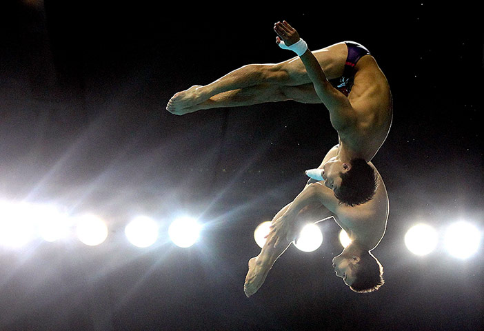 Asian Swimming 2012: Jun Wu and Azqi Wang