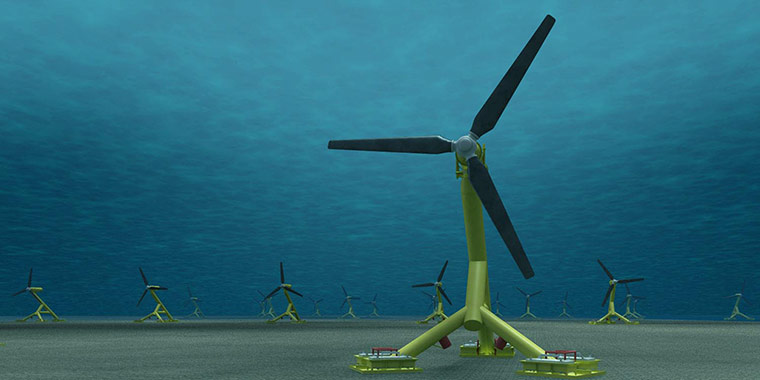 E.On renewable energy: The Hammerfest Strøm HS1000 tidal turbine