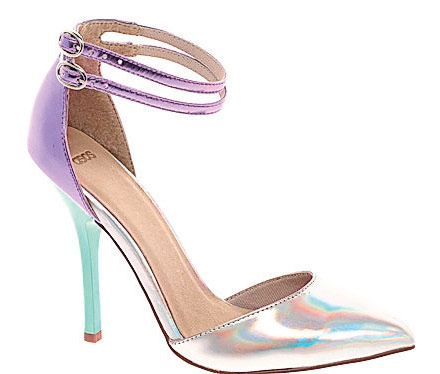 Party shoes gallery: Holographic heels