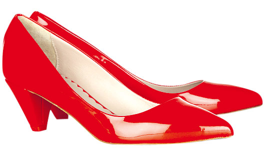 Party shoes gallery: Red Kitten heels