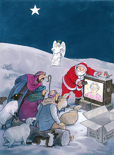 GNM Archive Christmas: Posy Simmonds front page