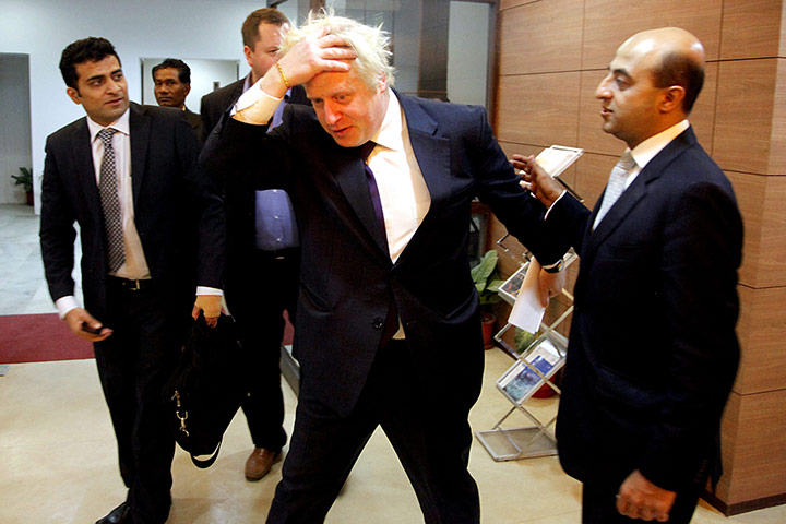 Boris in India: London Mayor Boris Johnson visits India