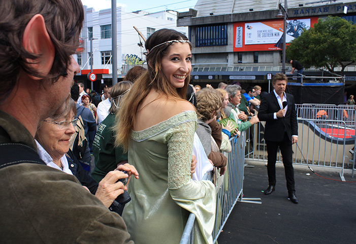 The Hobbit premiere: Fans line up prior the premiere as excitement is building