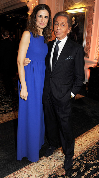 British Fashion awards: Livia Firth and Valentino Garavani 