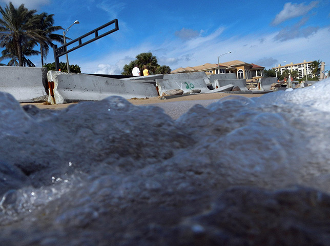24hours in pictures: Beach Erosion In South Florida Adds To Concerns About Global Warming