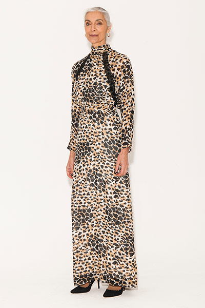 All Ages: Party Dresses: Pam wears dress, Somerset by Alice Temperley, John Lewis. Heels, LK Bennett