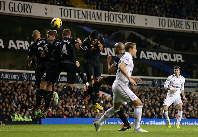 wed prem: Gareth Bales scores for Tottenham