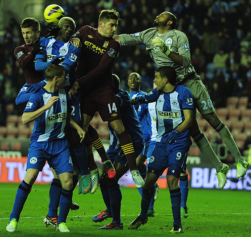wednesday prem: Wigan Athletic v Manchester City 