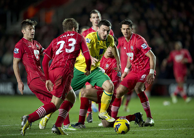 wednesday prem: Norwich City's Scottish midfielder Robert Snodgrass