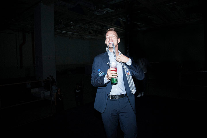 128 Beats Per Minute: Diplo relaxing after a set at Major Lazer in Singapore