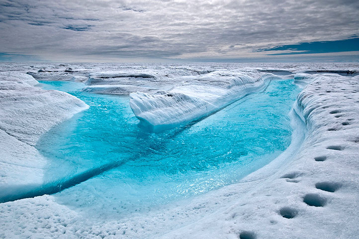 Polar Ice Sheets: Greenland ice sheet melting stages