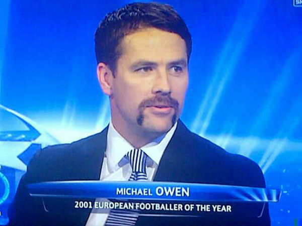 Movember gallery: Michael Owen with Movember 2012