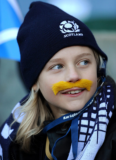 Movember gallery: A young Scottish supporter