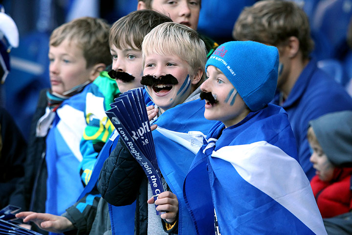 Movember gallery: Young Scotland fans show their support for Movember