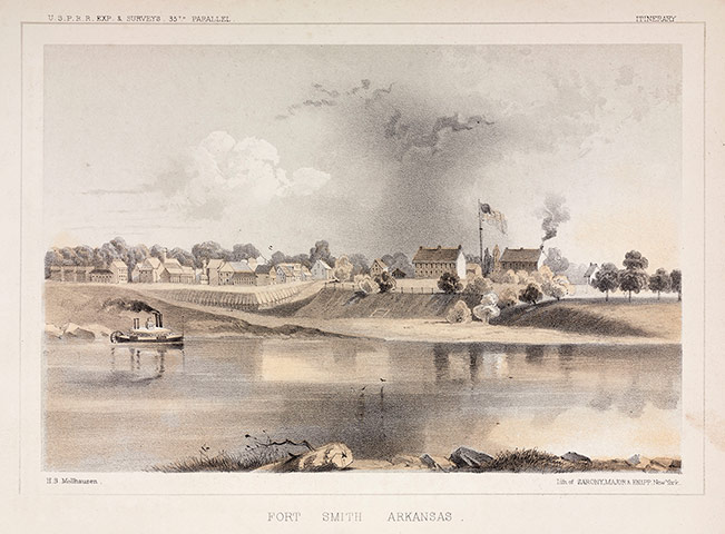 Arkansas: Fort Smith, Arkansas, 1853-1855.