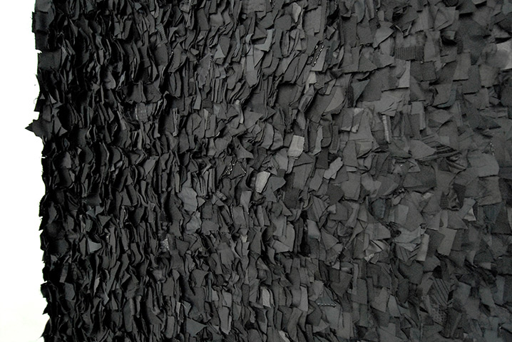 African art: Untitled (Textile) by Joel Andrianomearisoa